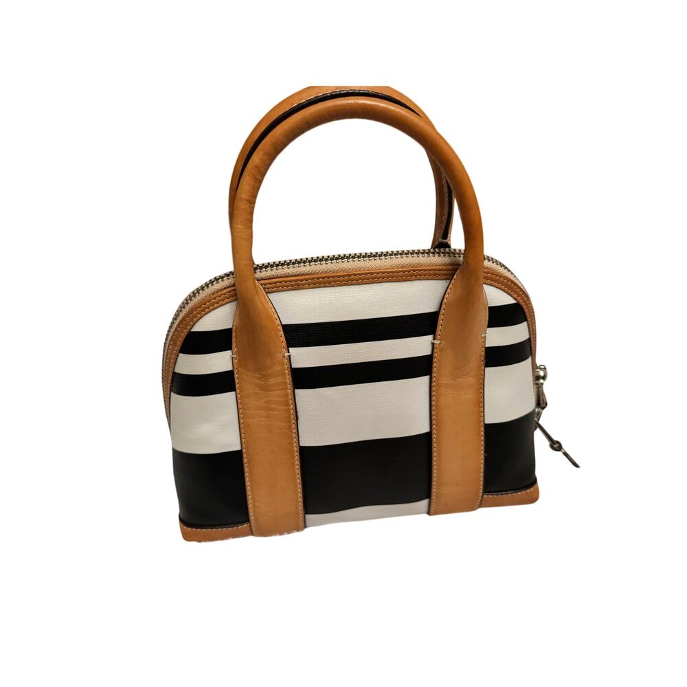 Coach Bleecker Striped Preston Satchel Classic - Picture 9 of 10